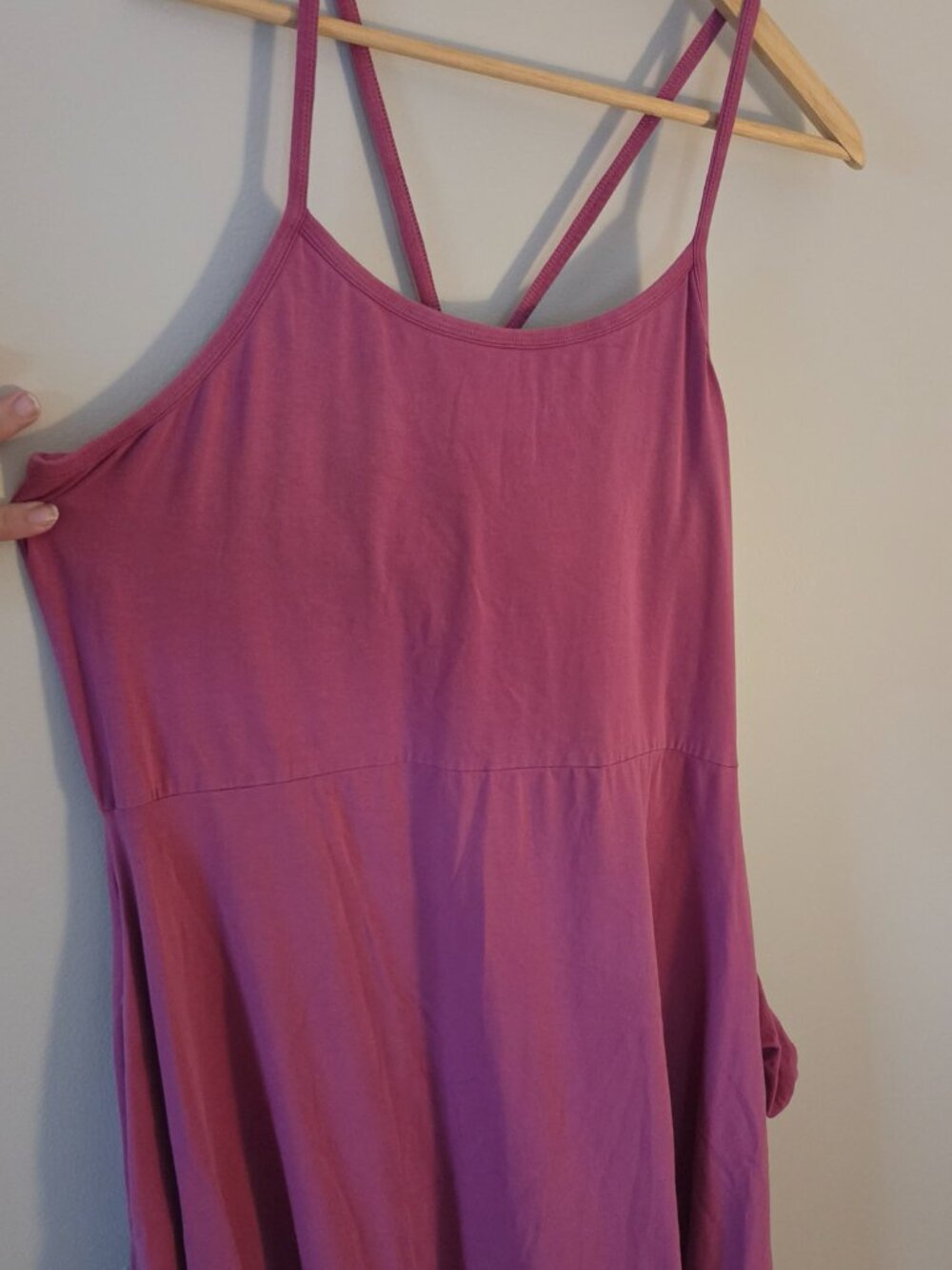 Pact - Organic Fit & Flare Midi Dress - Mulberry - XXL (Regular) - Picture 3 of 5